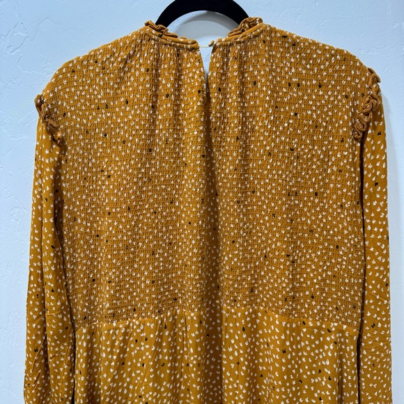 HATCH 0 Yellow Lana Maternity Dress Midi Longsleeve Comfy Women's XS Fall - Picture 11 of 16